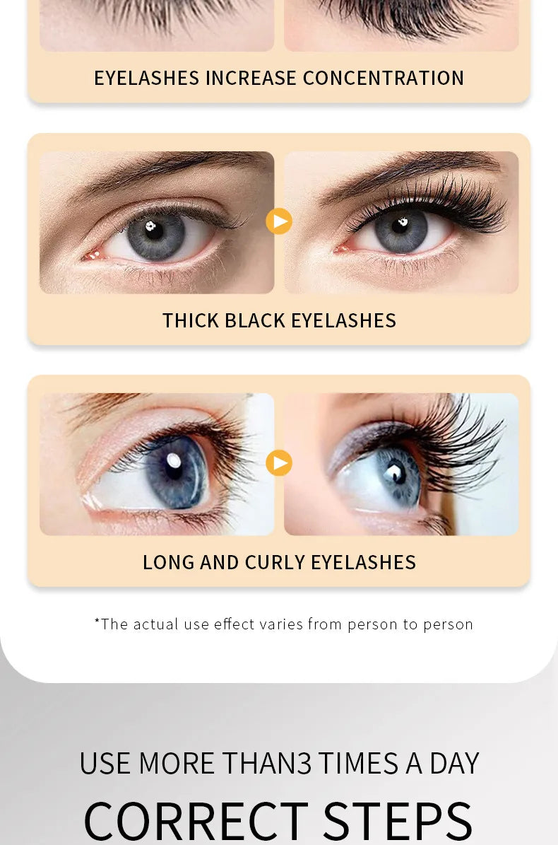 1pc Eyelash nutrition Solution thick, slender, long, nourishing and nourishing eyelash base repair natural transparent 7ml