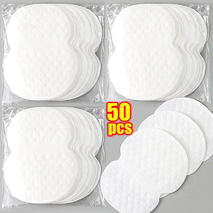 10/300Pcs Disposable Underarm Armpit Sweat Pads Sweat-absorbing Patch Summer Deodorants Non-woven Pads Breathable Ultra-thin