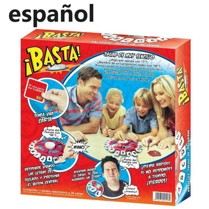 New English and Spanish tapple Crazy Alphabet Game Fast-paced family board game Puzzle toy Christmas