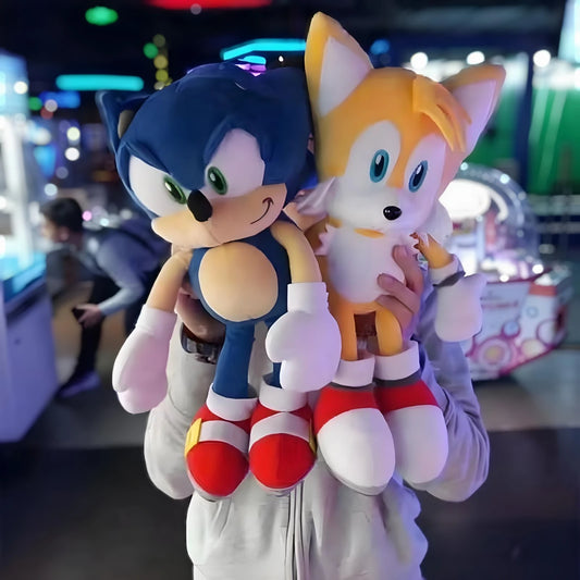 40cm Original Sonic Plush Toy Blue Shadow Sonico Peluche Soft Stuffed Toys Cotton Anime Sonical Plush For Children Birthday Gift