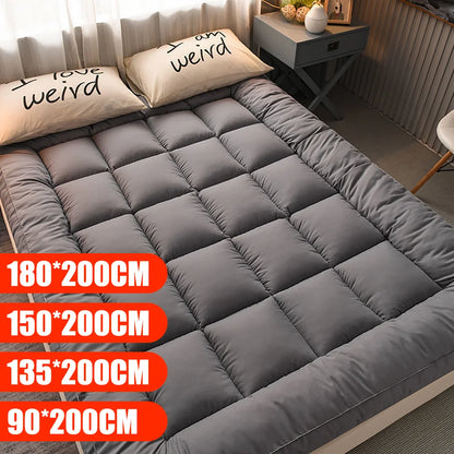 [UK STOCK] Thickened mattress 90*200cm-150*200cm Mattress Thickened Cushion Home Tatami Dormitory Single Dormitory Bed Carpet