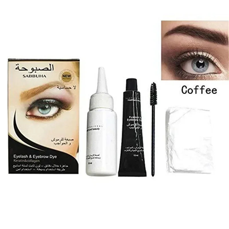 1 PC Professional Series Eyelash Eyebrow Dye Gel 15-minute Fast Tint Easy Dye Eyelash Brown Black Color Tint Cream Kit