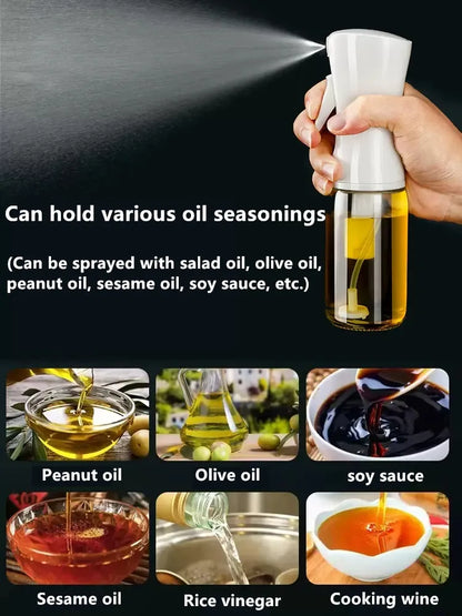 200ml 300ml Oil Spray Bottle Kitchen BBQ Cooking Olive Oil Dispenser Camping Baking Empty Vinegar Soy Sauce Sprayer Containers