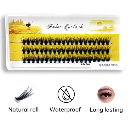 20/30D Mink Eyelashes Natural Eyelash bunches 1 box/60 bundle 3D Russian individual Eyelash Cluster Makeup Tool Lashes Wholesale