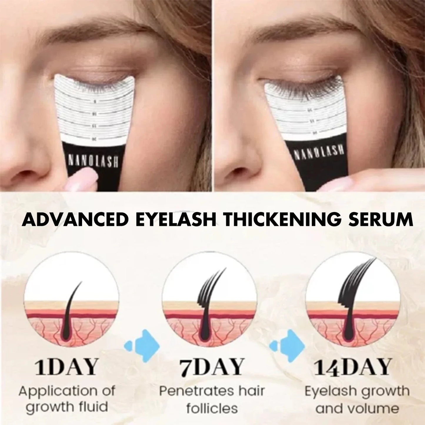 28 Days Fast Eyelash Growth Serum Natural Eyelashes Enhancer Longer Thicker Eyebrows Lift Eye Care Fuller Lashes Products