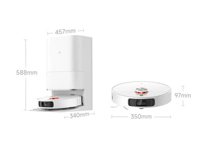 XIAOMI MIJIA OMNI Robot Mop Vacuum Cleaner M30S Empty Dust Home Dirt Disposal Machine 75 Days of Continuous Garbage Collection