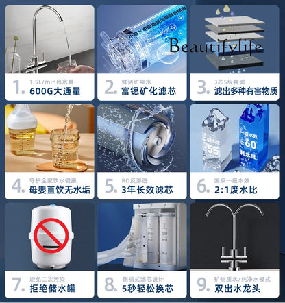 Nordic Household Kitchen Tap Water Filter Direct Drink Water Purifier