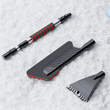 3-in-1 80.5*10.5cm Winter car detachable snow plow Aluminum alloy shovel Sweep 1 Snow sweep snow defrost EVA grip cleaning tools