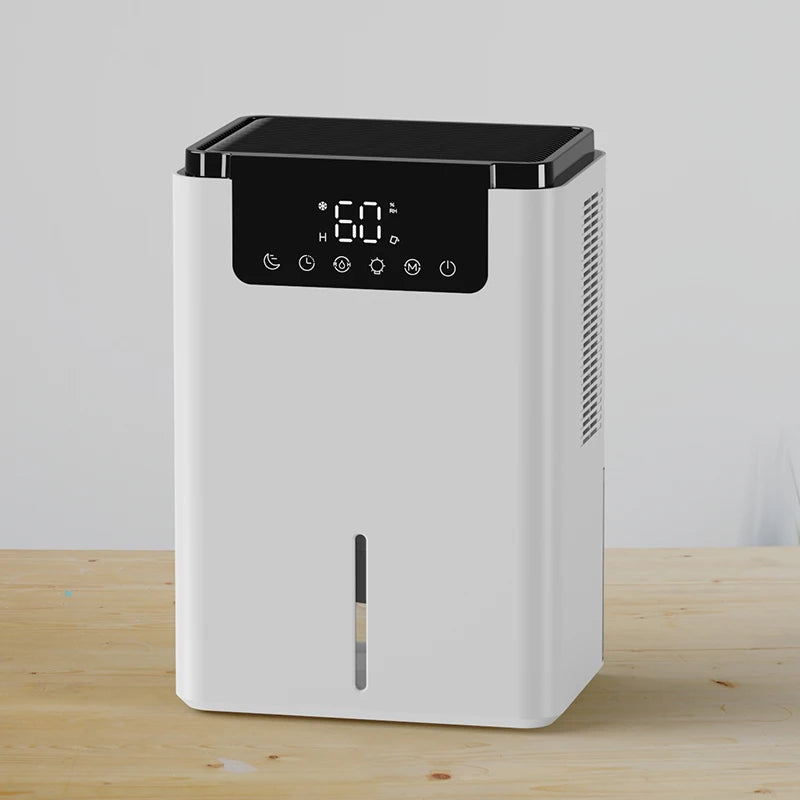 2500 ml compact semiconductor touch screen intelligent portable negative ion air dehumidifier household