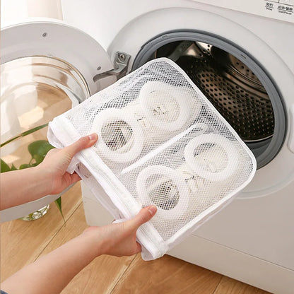 3pcs/set Mesh Laundry bag Washing Machine Shoes Bag Travel Storage bags Portable Anti-deformation Protective Clothes organizer