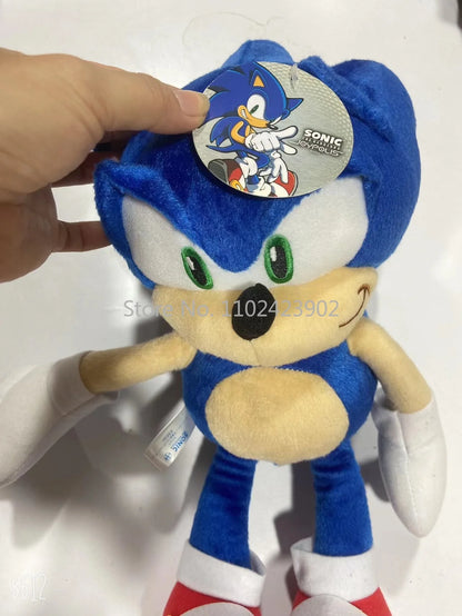 40cm Original Sonic Plush Toy Blue Shadow Sonico Peluche Soft Stuffed Toys Cotton Anime Sonical Plush For Children Birthday Gift