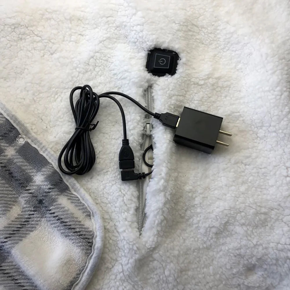 Electric Blanket 5V USB Thickening Electric Blanket Body Warmer Heated Blanket Electric Mat Carpet Winter Body Heated Blanket