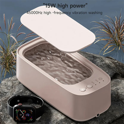 Xiaomi Ultrasonic Glasses Cleaning 45KHZ Ultrasound Jewelry Cleaner Machine High Frequency Ultrasonic Cleaning Bath For Jewelry