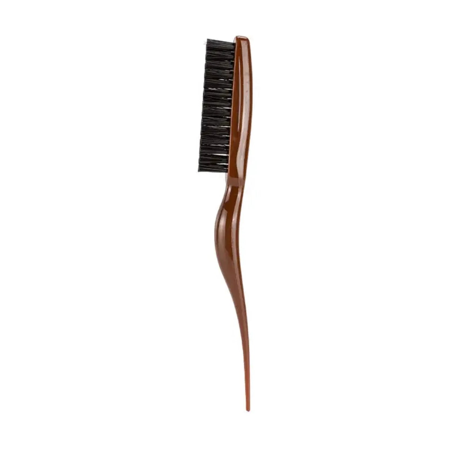 Professional Handle Triplex Comb with Row Brush Bristles for Salon Hairbrush with Pointed Tail