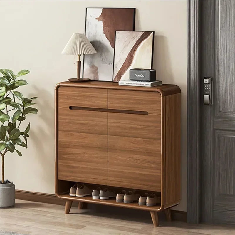 Nordic Retro Luxury Corridor Shoe Cabinet