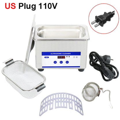 Ultrasonic Cleaner Ultrasound Glasses Cleaning Machine 40KHZ High Frequency Ultrasonic Bath for Glasses Jewelry Washing Machine