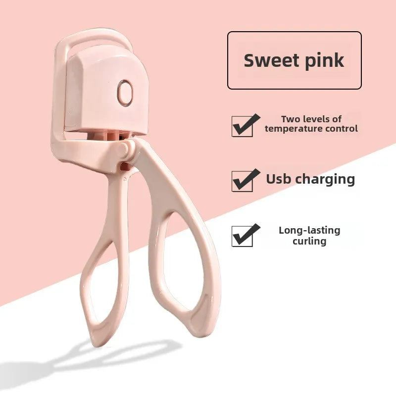 Electric Eyelash Curler Electric Heating Long-lasting Shaping Intelligent Temperature Control Portable and Not Harmful Makeup