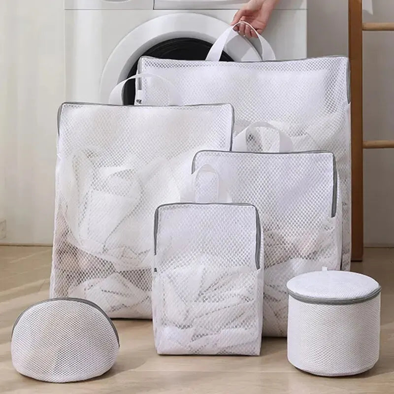 1PC 3D Laundry Bag WithDrawable Mesh Bag Washing Machine Filter Mesh Bag Anti Deformation Laundry Bag