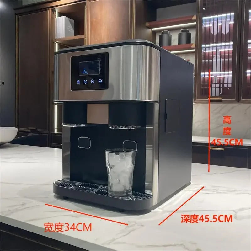 Small bar round ice fully automatic household ice maker crushed ice cold water