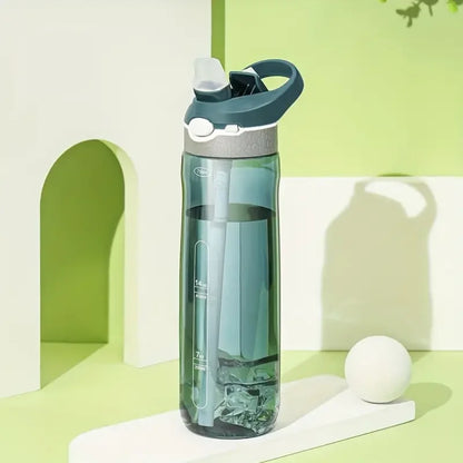 750ml Sports Water Bottle - Hydration On-the-go with Convenient Straw, Perfect for Camping, Hiking BPA-Free and Safe