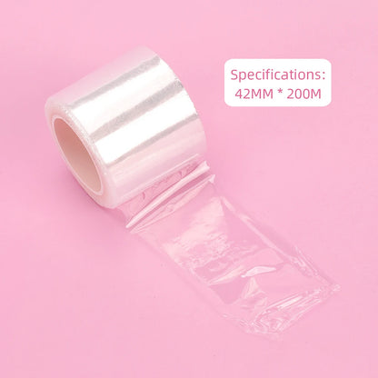 1 Roll Plastic Wrap Cover Preservative Film for Permanent Makeup Tattoo Eyebrow Clear Wrap Film Eyebrow Tattoo Accessories