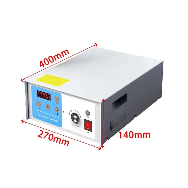 GENENG Ultrasonic Generator 40KHz Power Adjustable 600W/1500/3000W Converts Electrical Pulses Transducer Power Supply