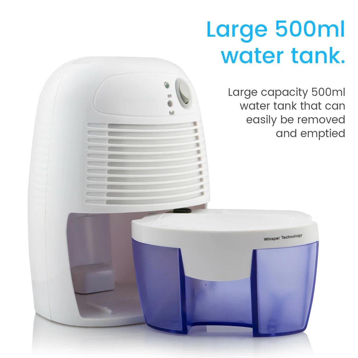 DC9V Electric Household Dehumidifier Air Dryer Moisture Absorber With 500ML Water Tank, Auto Off For Small Room Deshumidificador