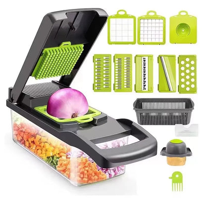 Portable Vegetable Cutter Shredder Multifunctional Slicer Potato Chopper Carrot Grater Reusable Fruit Veggie Cutting Tool