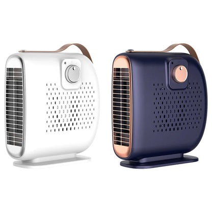 Electric Heater Fan Low Noise Portable Space Heater Anti Scald Desktop Heating Fan Electric Personal Warmer for Home Office