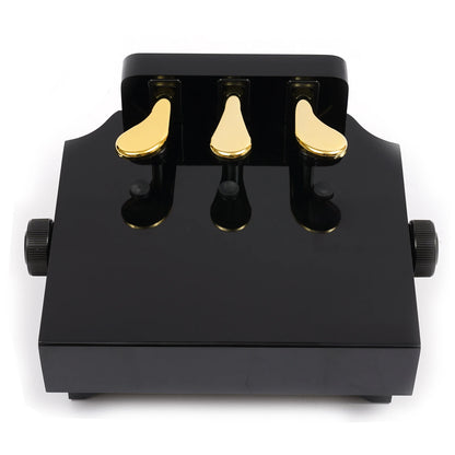 Piano Auxiliary Pedal For Children Three Gold-plated Pedal Design Piano Pedal Extension for 4-12 Years Old Kids