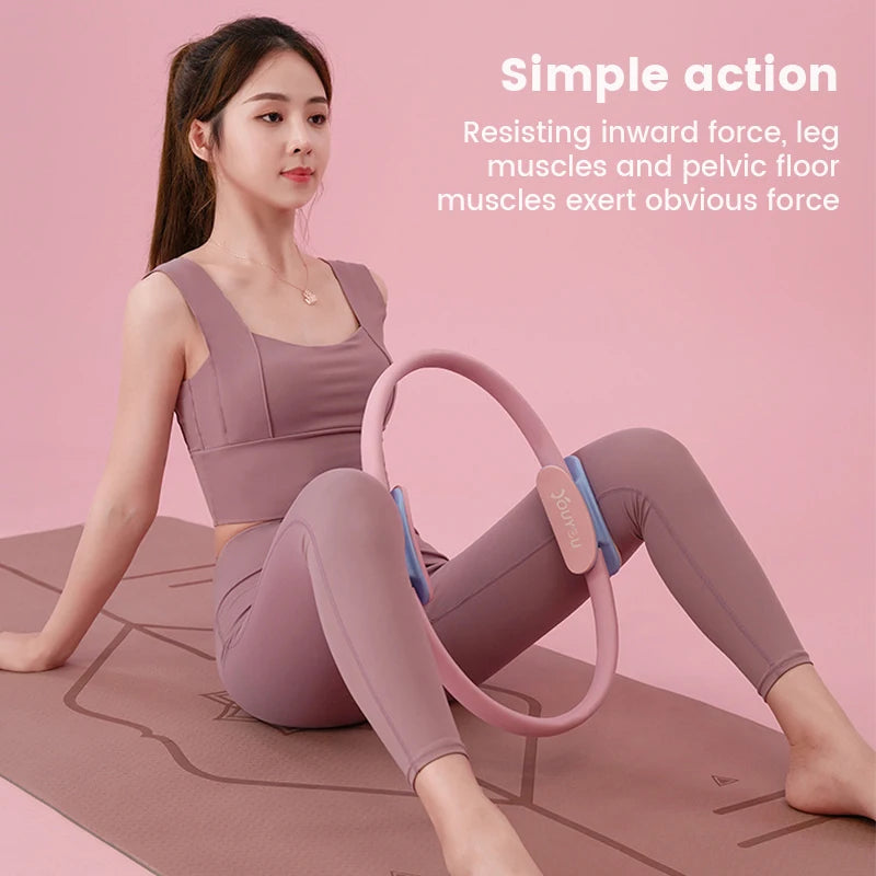 Yoga Pilates Circle Beginners Thin Legs Training Open Back Body Building Fitness Equipment Indoor Yoga Supplies Muscle Recovery