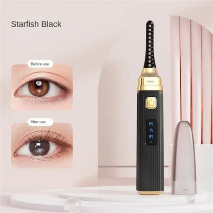 USB Electric Heated Eyelash Curler Intelligent Temperature Control Styling Make Up Eyelashes Curl Lasting Lash Curler Tool