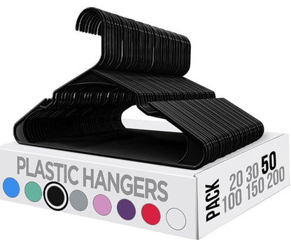 Plastic Hangers, Hangers, Clothes Hangers, White Plastic Hangers, Clothing Hangers, Clothes Hangers Plastic, Hangers for Closet