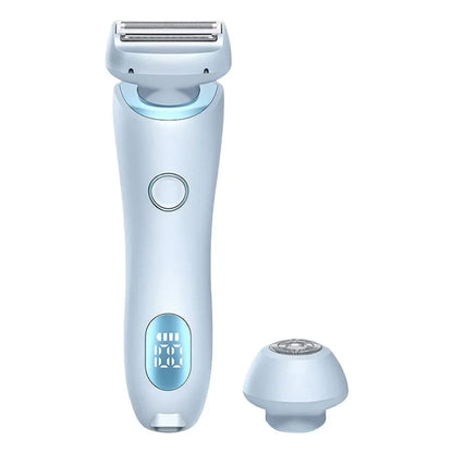 Women's Shaver Multifunctional Epilation Waterproof Body Hair Rechargeable 2 in 1 Pubic Hair Leg Hair Body Hair Trimmer