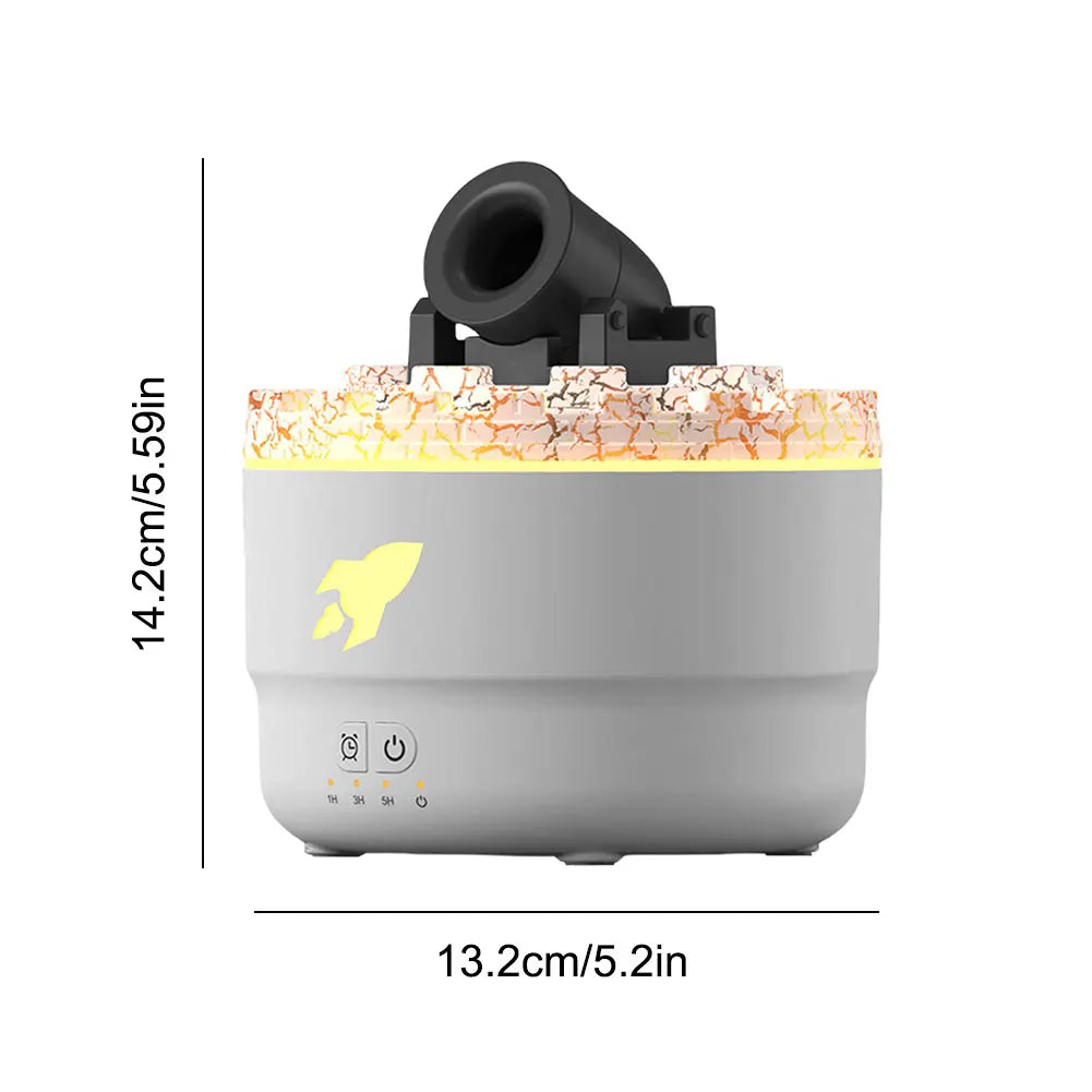 Volcanic Crack Light Cannons Humidifier Aroma Diffuser with Timer Air Humidifier Aromatherapy Diffuser for Home Office Bedroom