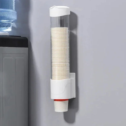 2024 New Dispenser Automatically Drop Cup Remover Disposable Cup Plastic Cup Paper Dust Storage Rack