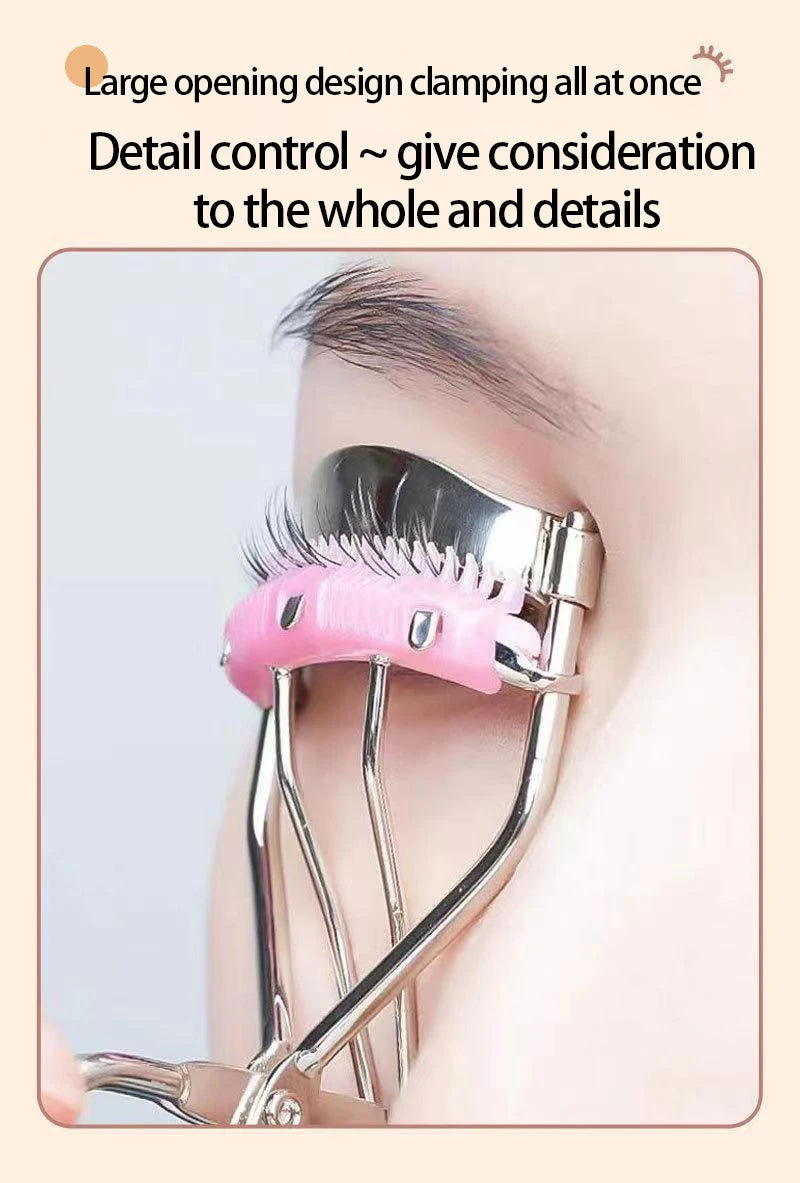 Professional Rose Gold Eyelash Curler Eyelash Cosmetics Makeup Tools Ladies Accessories Quick Styling Compact Portable