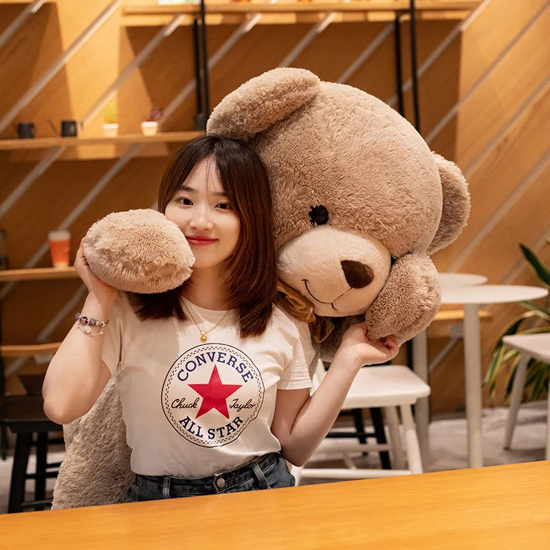 1pc 90CM Giant Size American Bear Plush Doll Soft Stuffed Animal Teddy Bear Plush Toys Girls Valentine Lover Birthday Gift