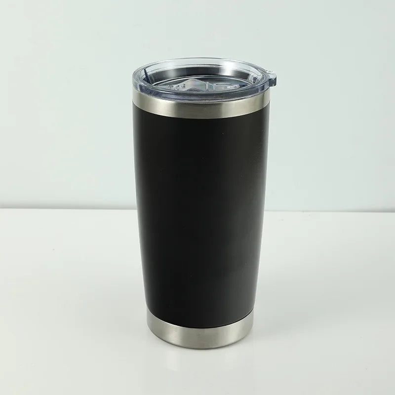 20oz Coffee Mug Thermal Cup Tumbler with Lid 304 Beer Stainless Steel Vacuum Insulated Double Wall xicaras caneca copo termico