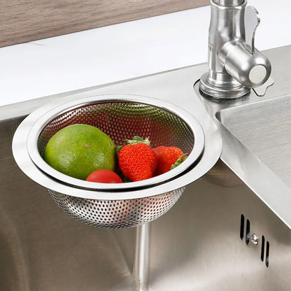 1/2 PCS Stainless Steel Hanging Sink Strainer Dry And Wet Separation Colander Drain Basket Drain Rack for Filter Kitchen Waste