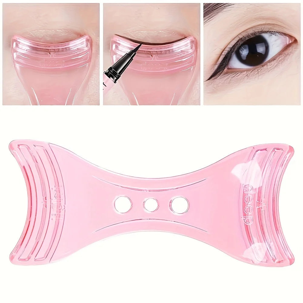 1pc 3D Triple Function Eyelash Assistant Tool, Mascara Applicator Guide, Eyeliner Assistant, Anti-Clumping Eyelash Separator