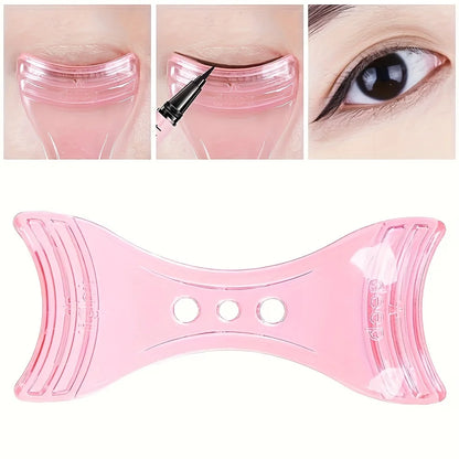 1pc 3D Triple Function Eyelash Assistant Tool, Mascara Applicator Guide, Eyeliner Assistant, Anti-Clumping Eyelash Separator