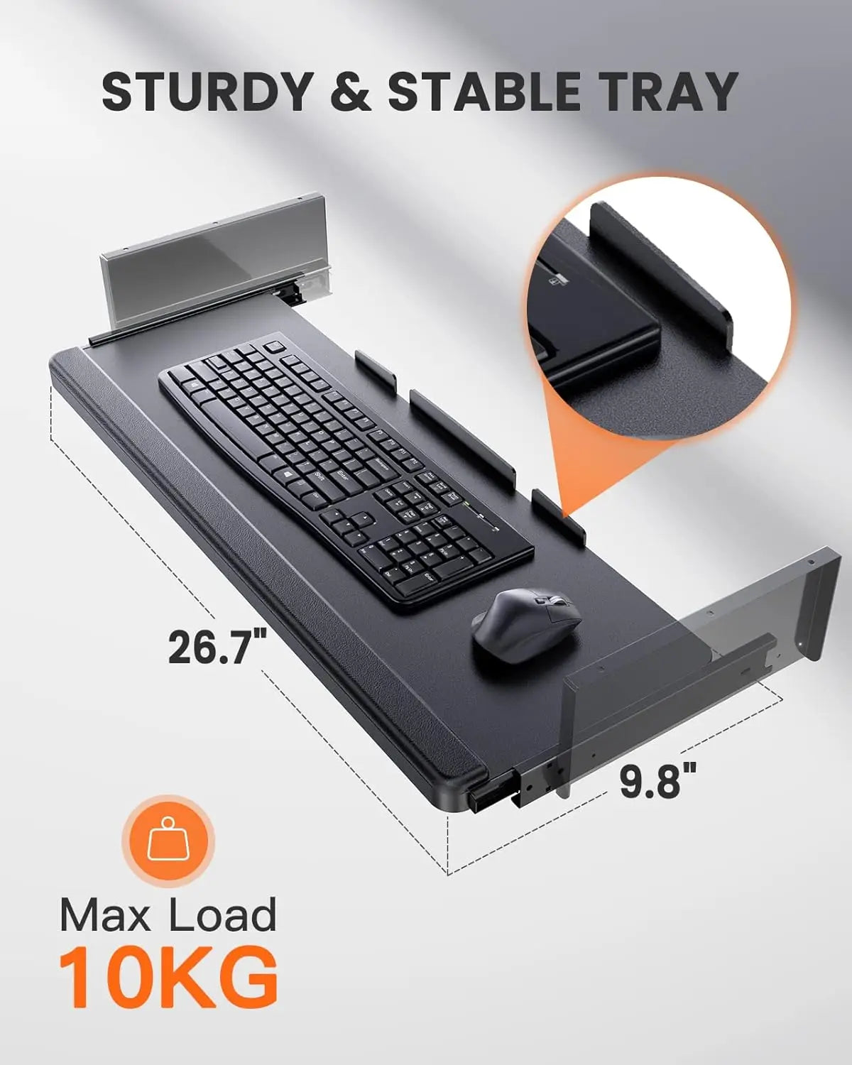 Standing Desk with Large Keyboard Tray, 140 x 70 cm Height Adjustable Electric Standing Desk Sit Stand Desk with 3 Memory Smart