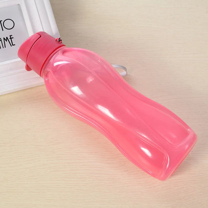 800ML Bottle Plastic Water Bottle Portable Outdoor Sports Water Cup Large Capacity Solid Color Space Cup Plastic Drinkware