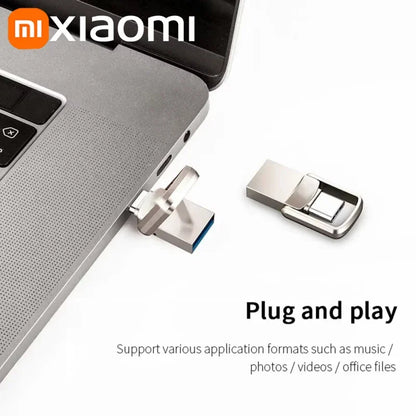 Xiaomi U-Disk USB 3.2 Type-C Interface Mobile Phone Computer Mutual Transmission Portable USB Memory 2TB 1TB 512GB 2025 NEWEST