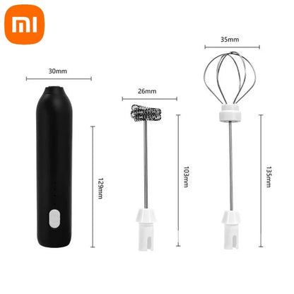 Xiaomi Electric Wireless Milk Frothers Blender Handheld Mini USB Rechargable 3 Speeds Coffee Mixer  For Coffee Cappuccino Cream