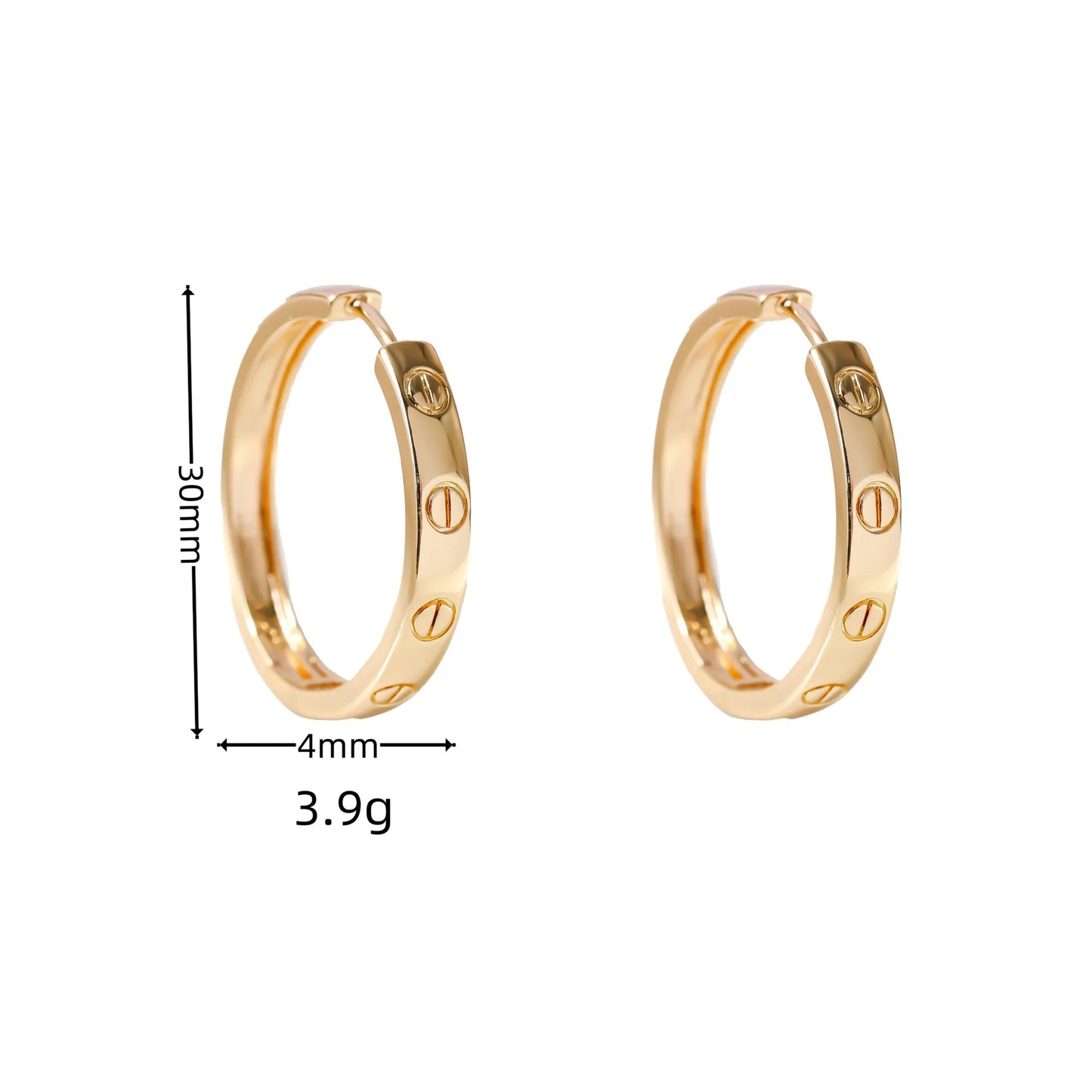 2025 new s925 silver needle Roman numeral ear buckle earrings, light luxury gold-plated earrings, female accessories