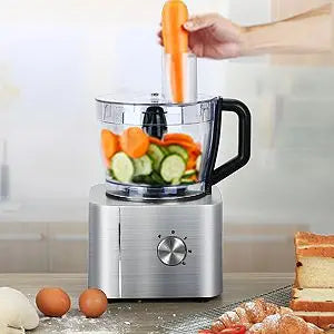 TopStrong 11-in-1 3.2L Bowl 1100W 3 Speeds with Chopping Blending Kneading Grinding Whisking Juicing Food Processor blender