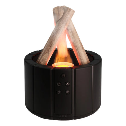 250ml Campfire Flame Aroma Diffuser Bonfire Air Humidifier Ultrasonic Cool Mist Maker Fogger Aromatherapy Essential Oil Diffuser