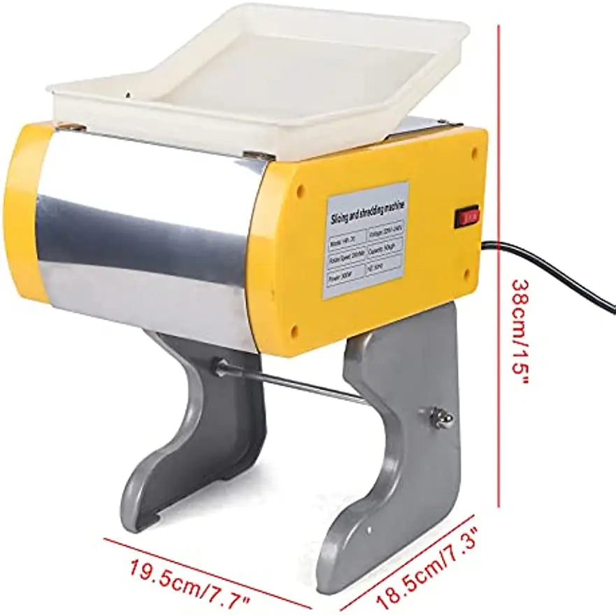 Slicer 300W All-purpose 50kg/h Professional Meat 19.5*18.5*38cm Shredding And Dice For Vegetables